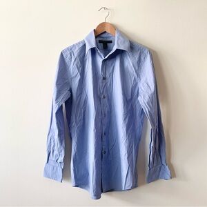 NEW Express Design Studio Light Blue Dress Shirt for Men